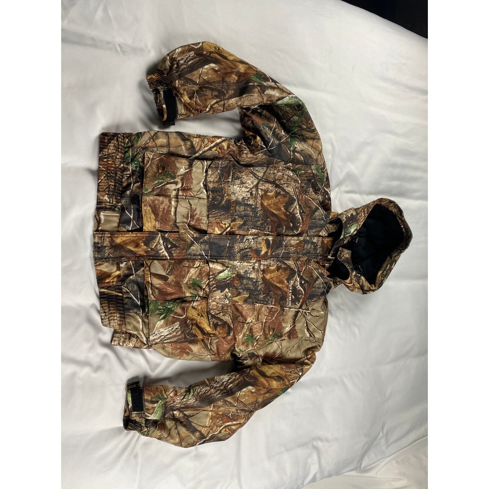 Field & Stream Hunting Jacket Mens Medium Brown Realtree Camo HydroProof Ultra